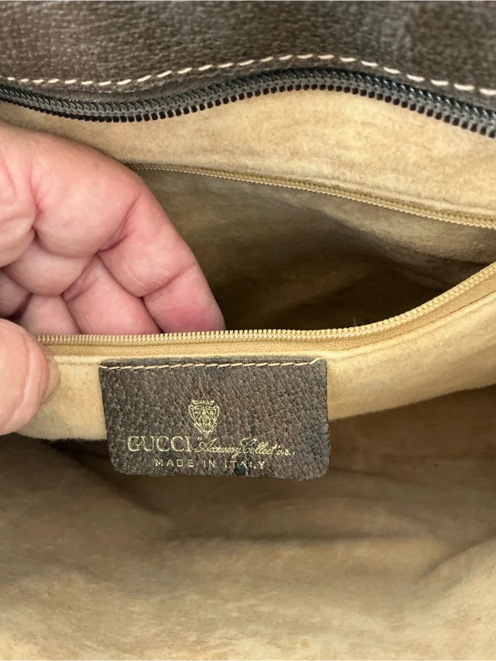 Vintage Gucci GG Supreme Web Stripe Briefcase Business Bag